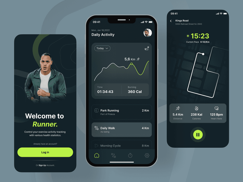 Mobile Fitness Tracking App